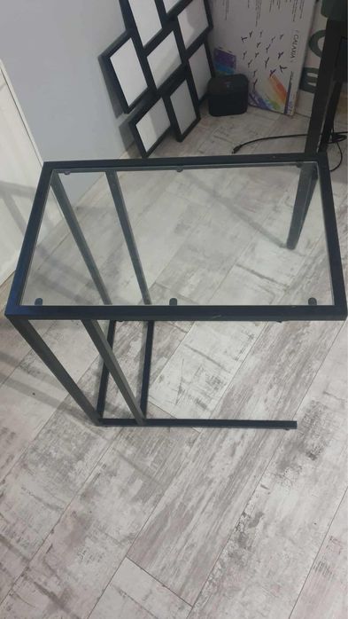 Stolik biurko dostawne Vittsjö czarne Ikea