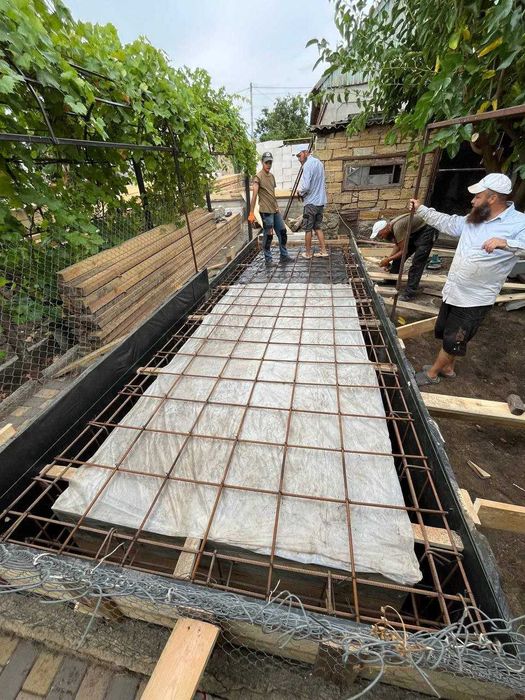 ЗАЛИВКА ФУНДАМЕНТА. Монолит, стяжка пола, армопояс