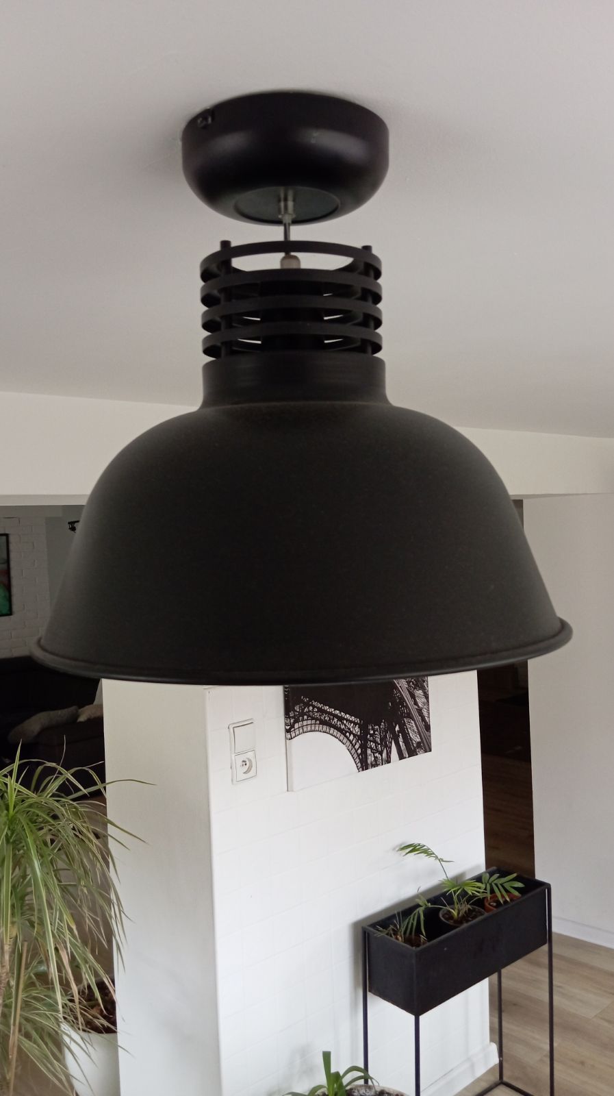 Lampa loft czarny