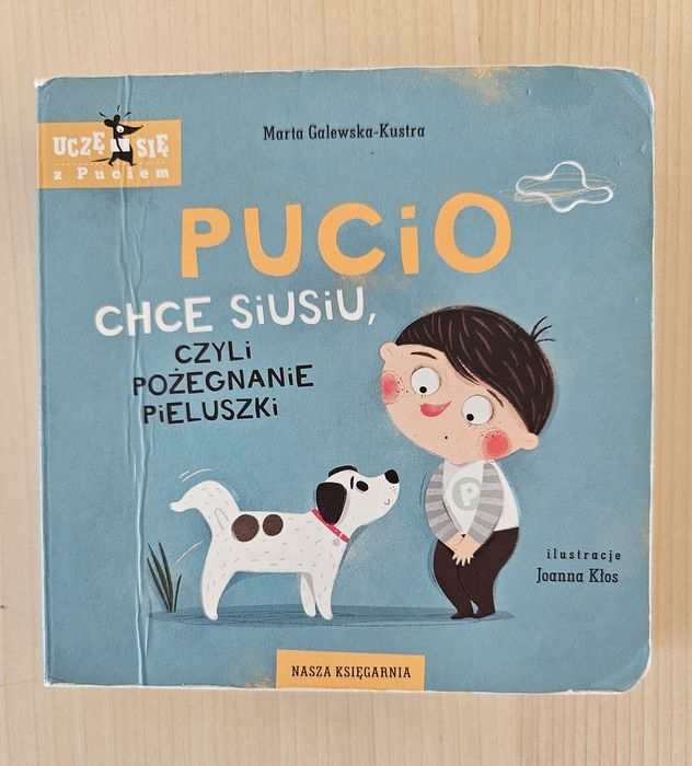 Zestaw 2 książek, książeczek z serii Pucio: Pucio u lekarza i Pucio ch