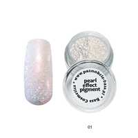 Pigment efekt syrenki - 01 - płatki srebrno-różowe 7 ml / Bass Cosmeti