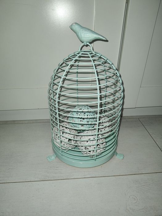 Dekoracyjna klatka ptaszek mietowa