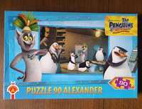 Puzle Puzzle Pingwiny z Madagaskaru 90 szt.