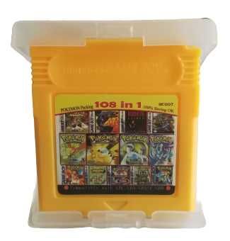 Kartridż Game Boy Pocket 108 gier pokemon megaman indiana castlevania