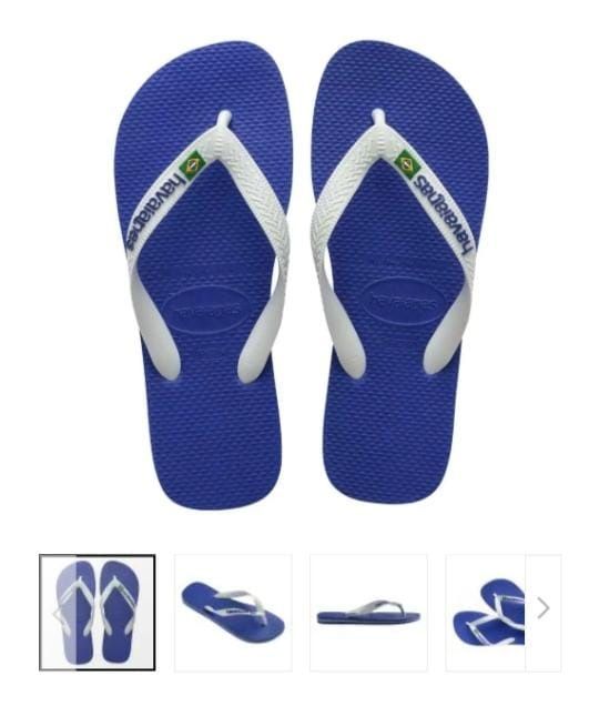 Havaianas originais do Brasil