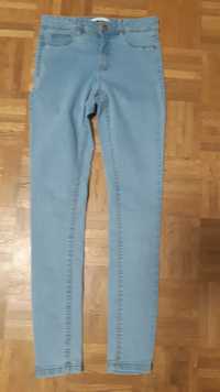 Dwie pary spodni jeansowych House, Pull&Bear 34 niebieskie