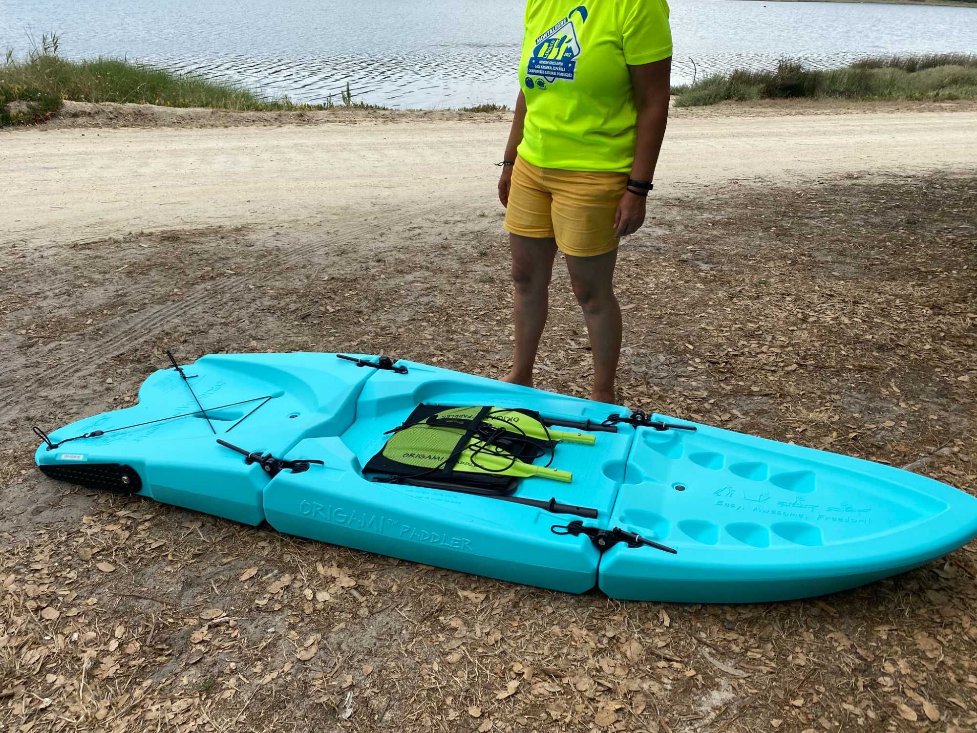 Paddle rígido dobrável em 3