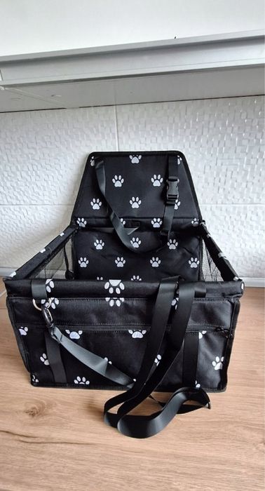 Transporter dla psa na siedzenie do samochodu – fotelik dla zwierząt