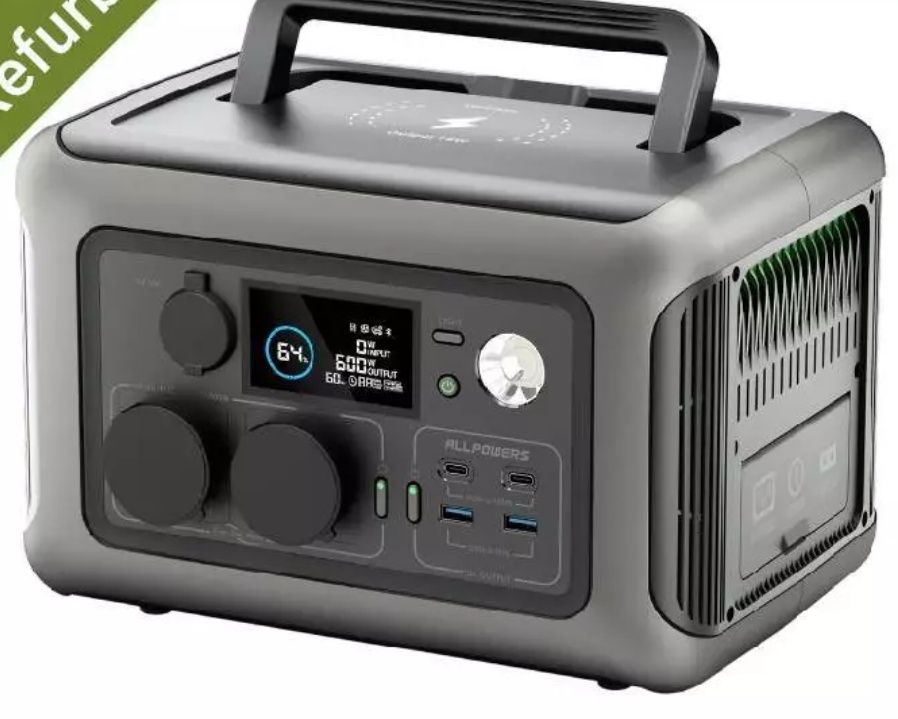 Vendo gerador solar Allpowers 600w novo