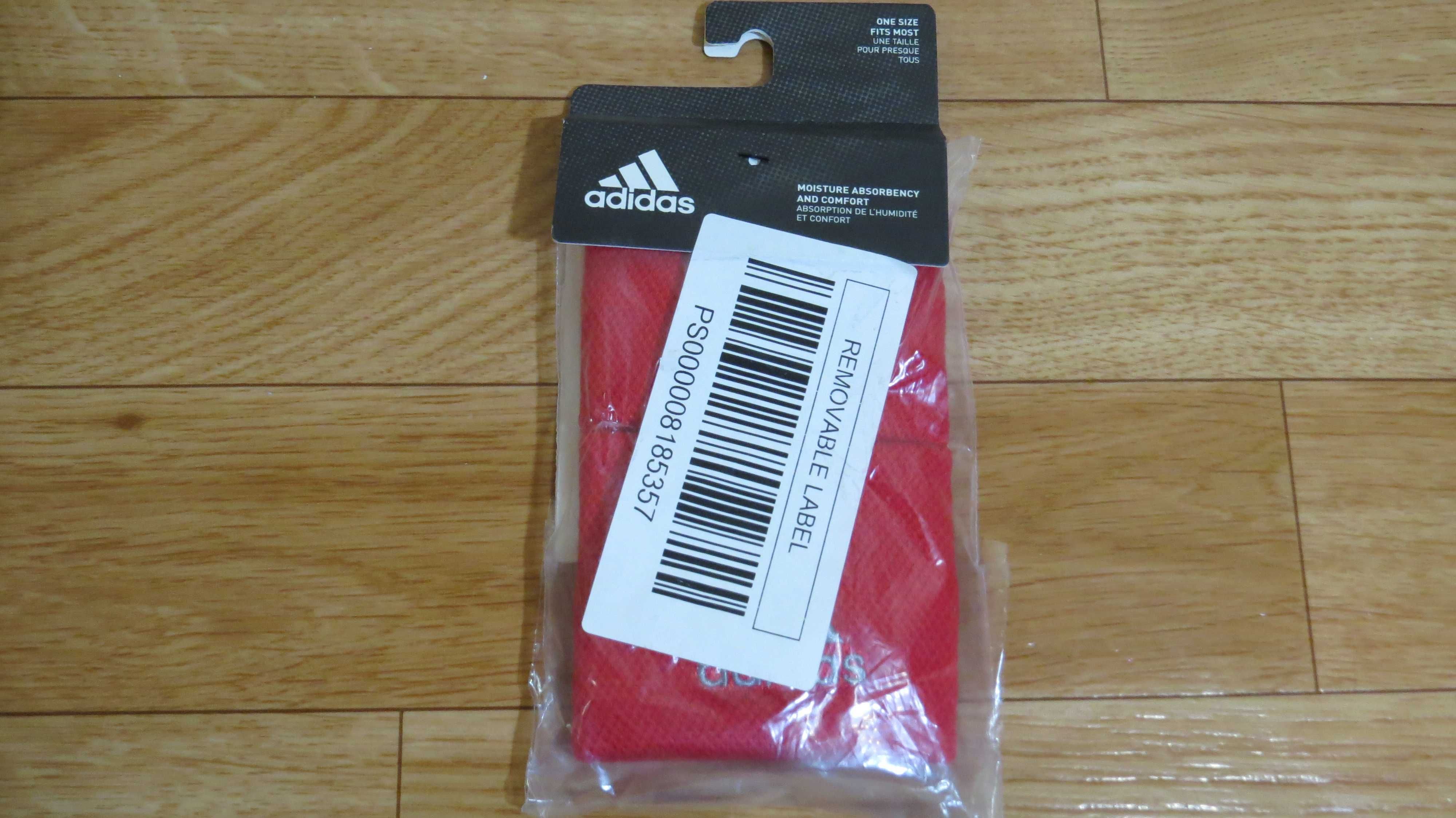 2 Punhos Adidas Vermelhos - Originais