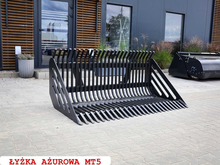 Łyżka ażurowa przesiewna do ziemniaków buraków do ciągnika ładowarki