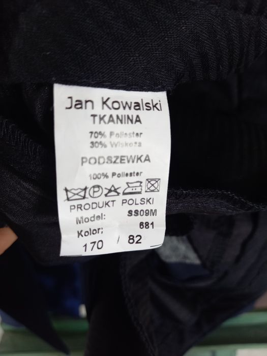 Garnitur granatowy wzrost 170 cm