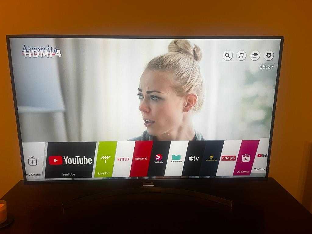 Telewizor LG 55SK8100 4K UHD 100Hz SmartTV DVB-T2 HEVC  nowa matryca