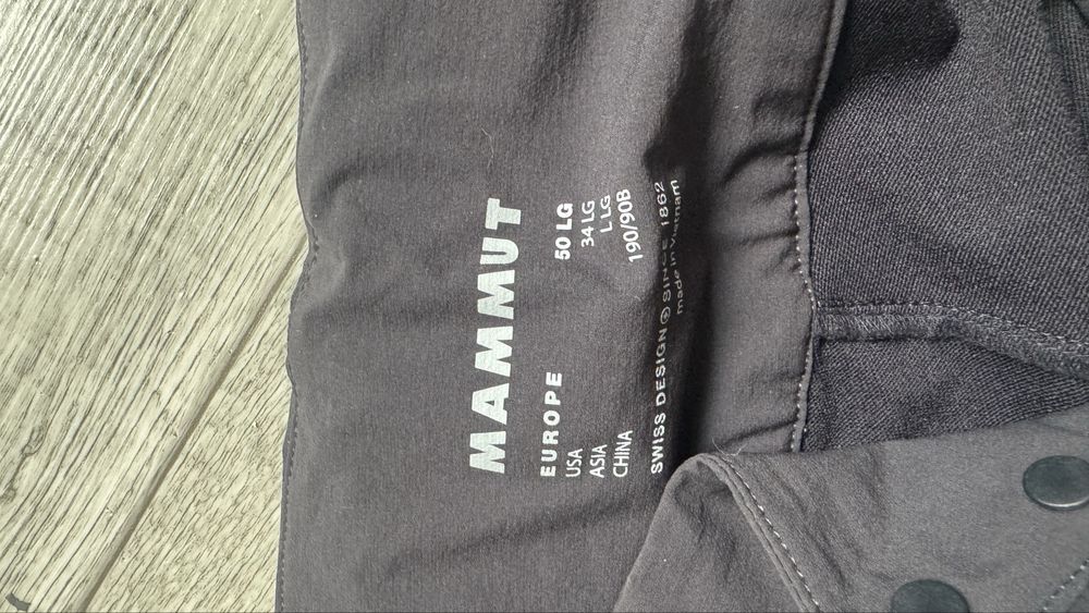 Spodnie Mammut  trekkingowe r.L