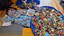 Lego 18 kg oryginalne, figurki zwierzęta pociag6