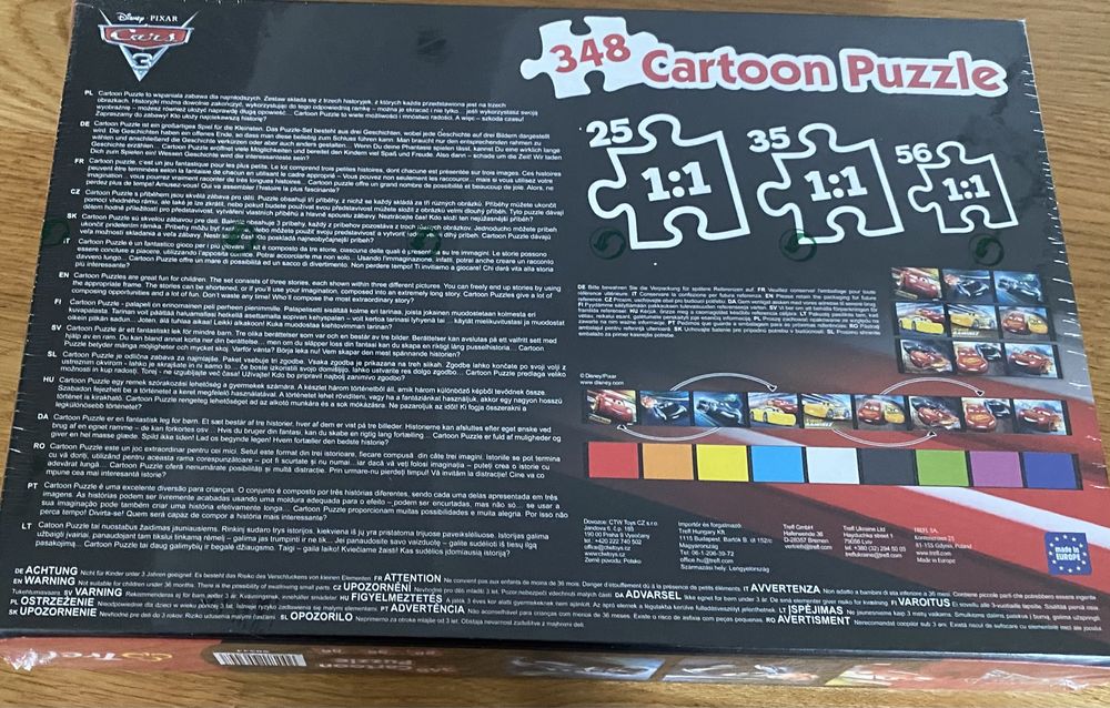 Puzzle Trefl cars 348 elementów nowe