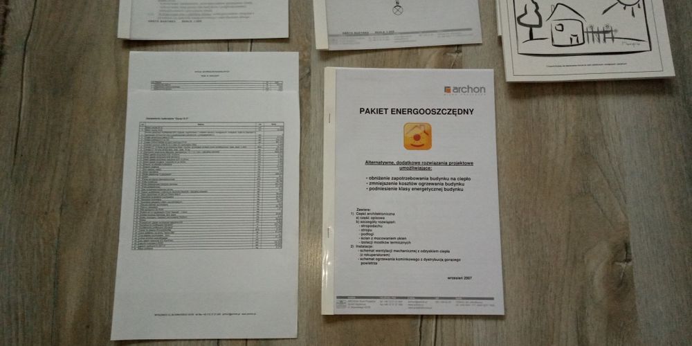 Projekt architektoniczno-budowlany Domu w Azaliach, komplet