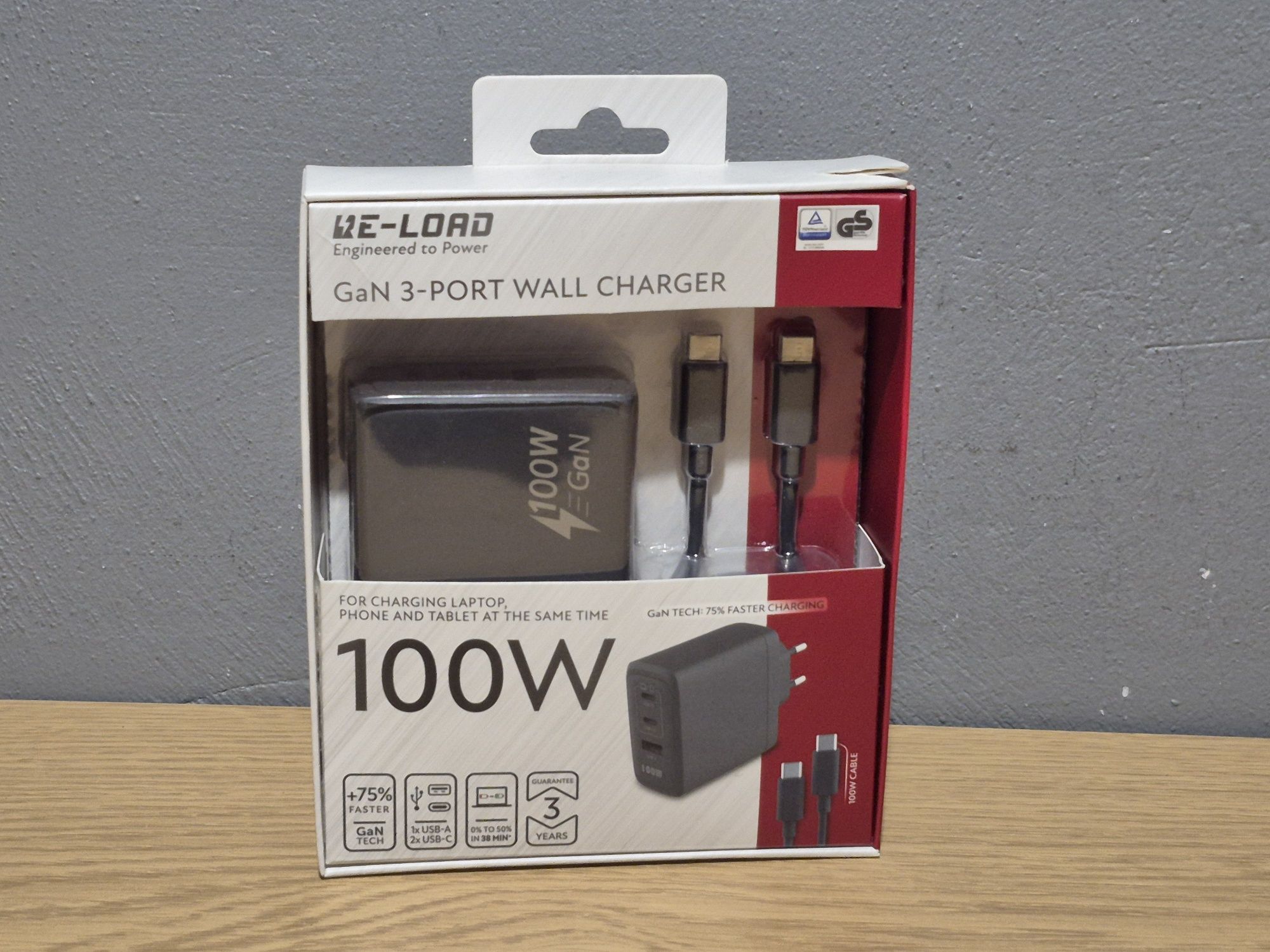 Szybka ładowarka 100W RE-LOAD GAN TECH 3
