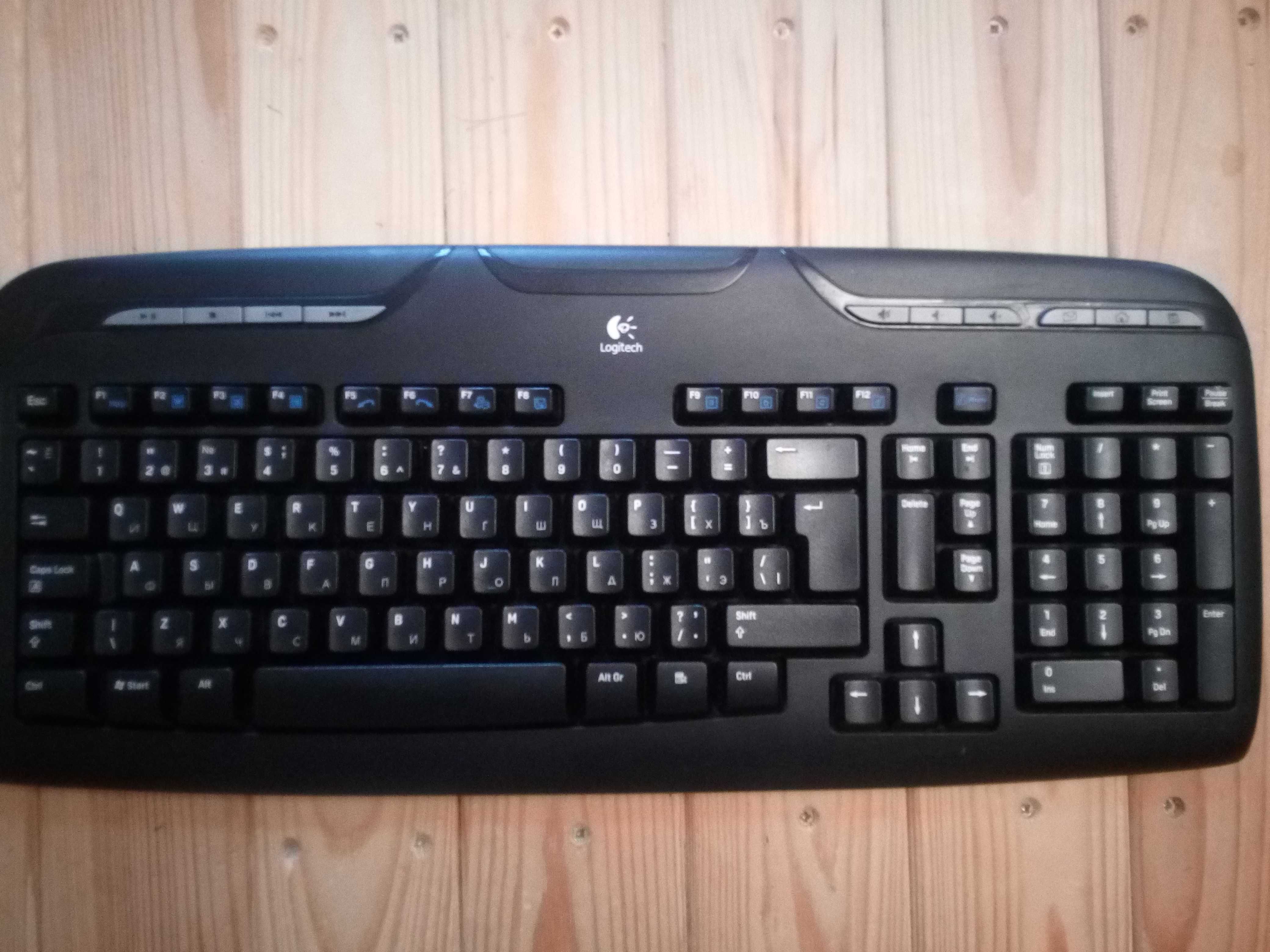 Беспроводная клавиатура Logitech EX110, бездротова клавіатура