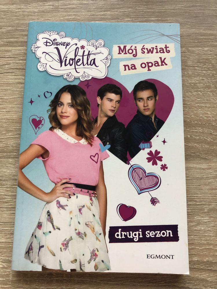 Książka dla dzieci Violetta Mój świat na opak Disney Channel