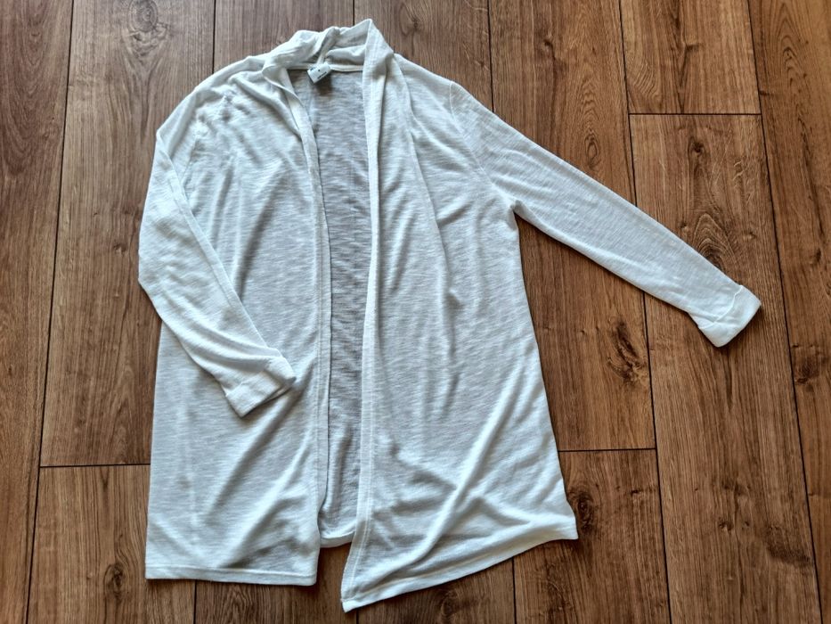 Vero Moda M/38 lekki kardigan biały cienki narzutka