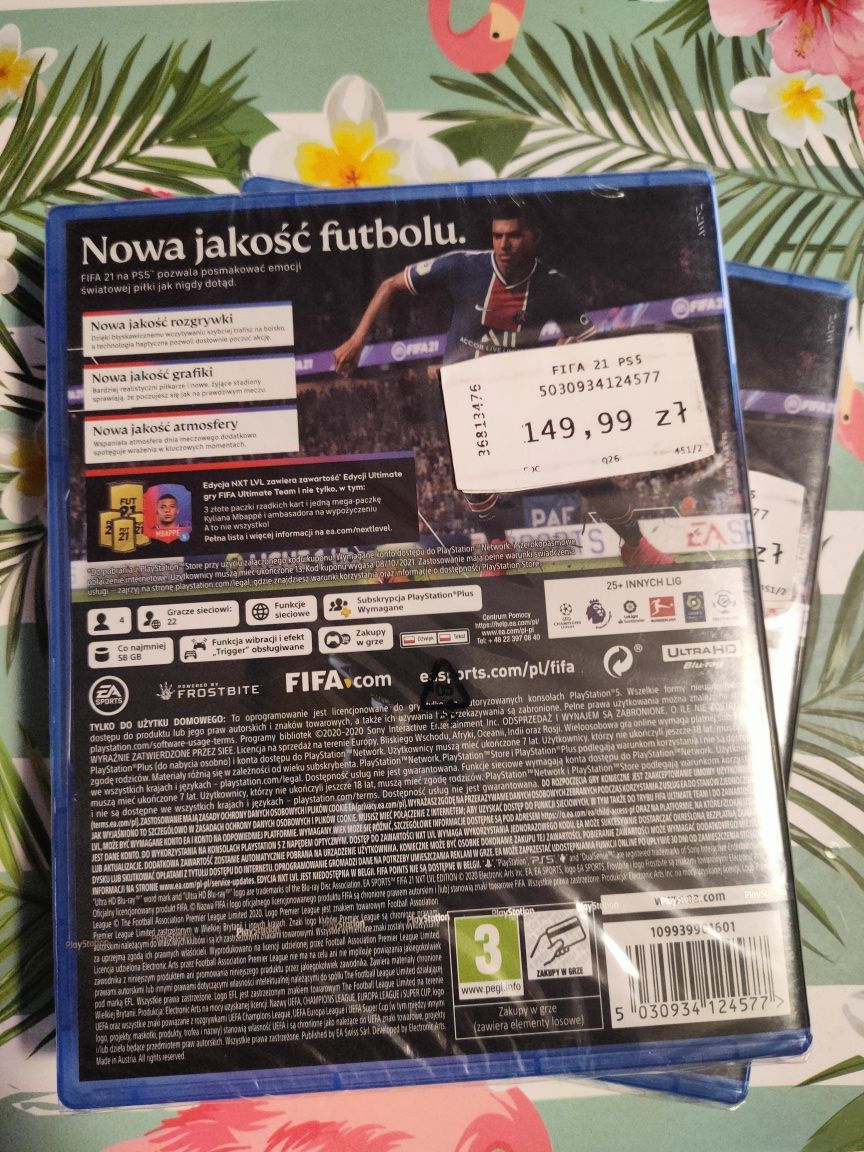 FIFA 21 Edycja specjalna NXT LEV.  Ps5 Nowa