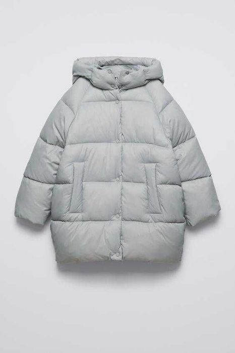 Нова куртка Zara на 6-7 і 13-14 років. 120 164 пуховик сіра зара