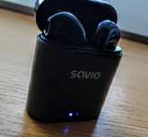 Słuchawki bezprzewodowe douszne bluetooth savio tws-02