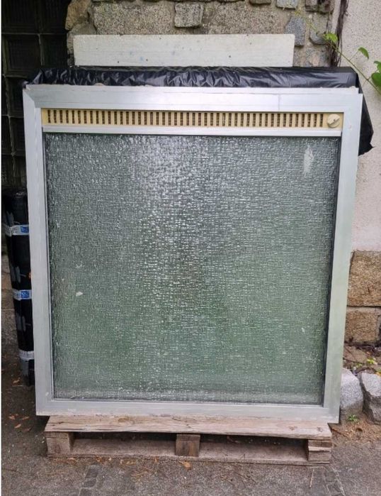 Okna dwuszybowe z demontażu ALU + wentylacja 1320x1360