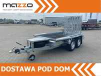 Brenderup DOSTAWA! Przyczepa MT-2600 pod minikoparkę wym. 260x126x25, Solidna przyczepa do przewozu sprzętu budowlanego! DMC 2600kg