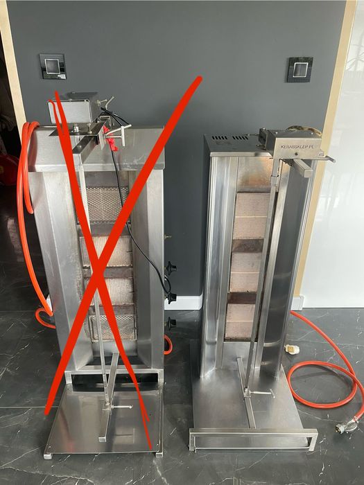 Opiekacz do kebaba gazowy grill rożen rożno urządzenie do kebaba