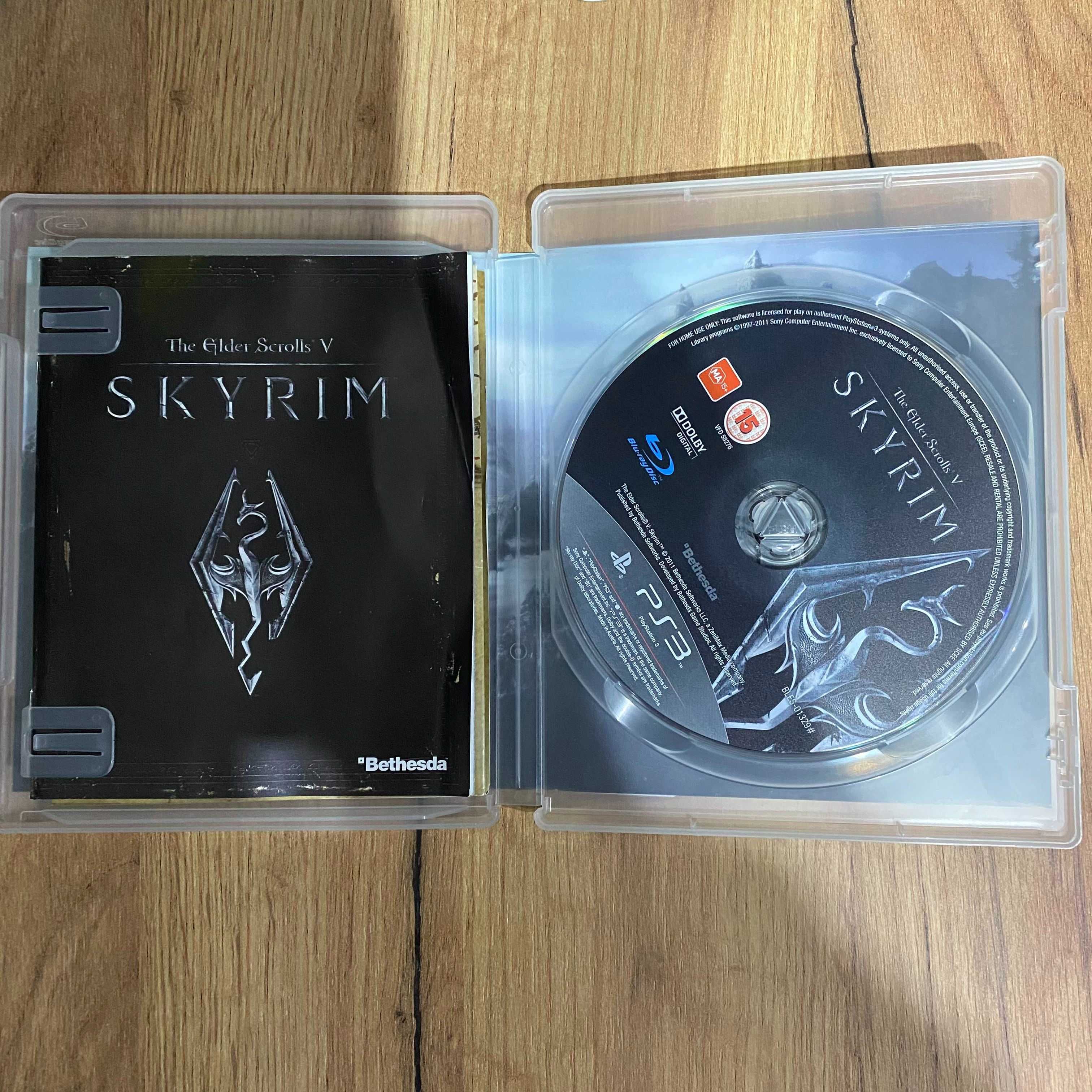 Gra Ps3 Skyrim W Idealnym Stanie, Zawiera Mapę
