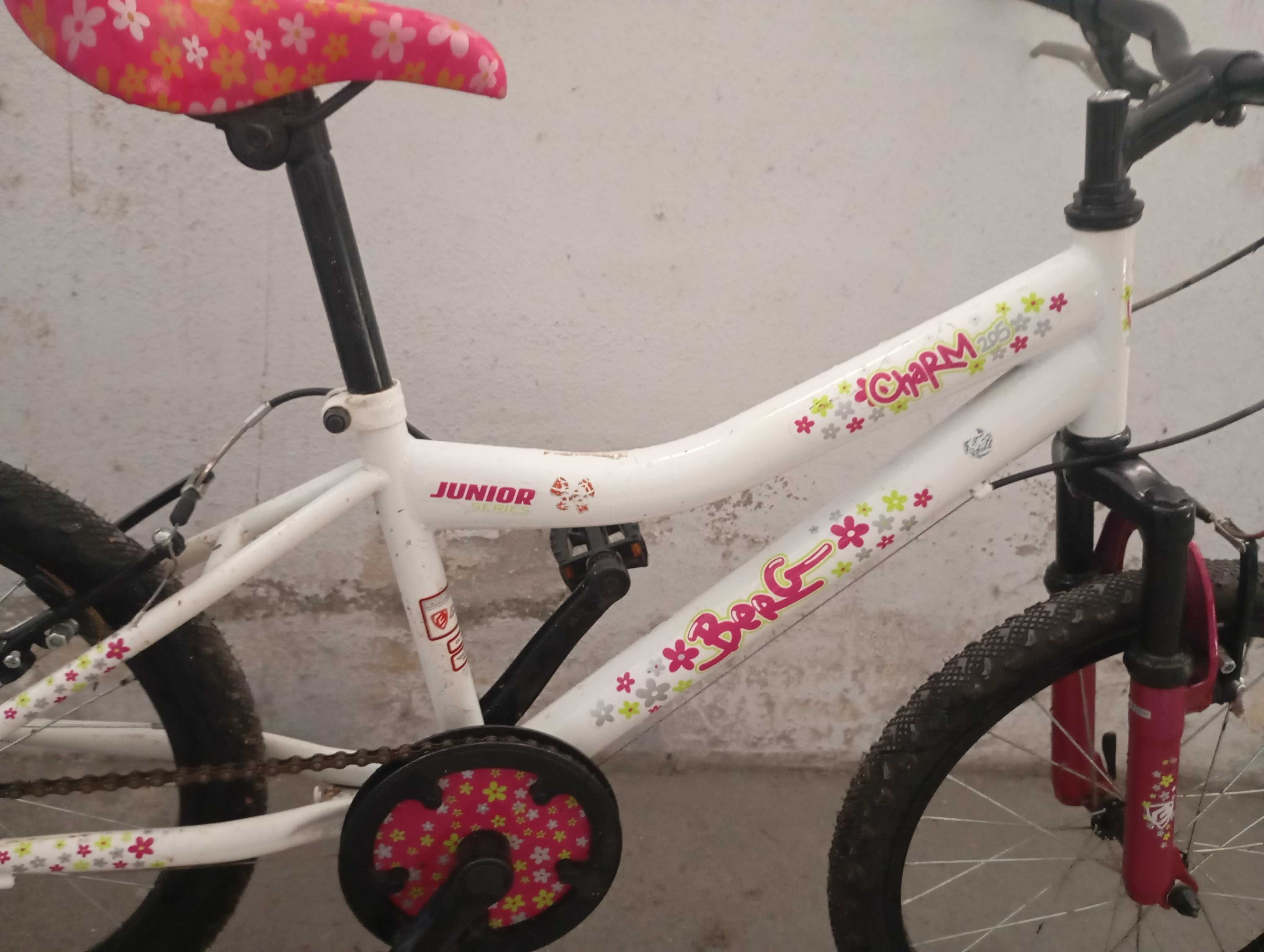 Bicicleta de menina.