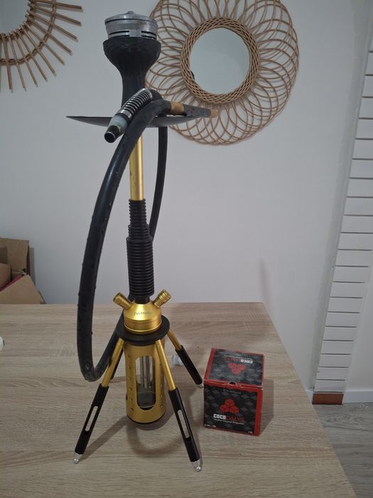 Sheesha Crystalio dourada