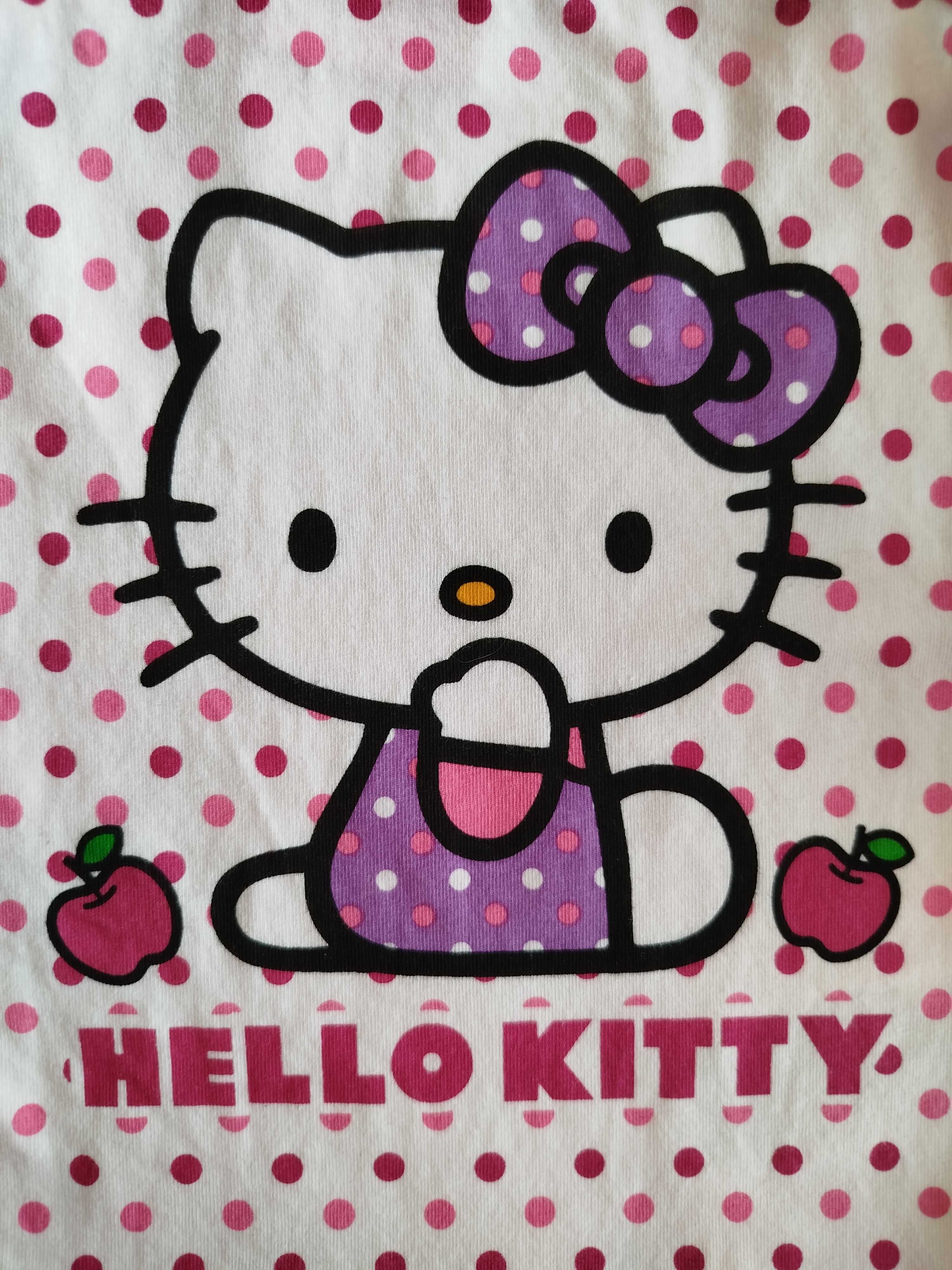 Śliczna koszulka na ramiączkach Hello Kitty 86/92