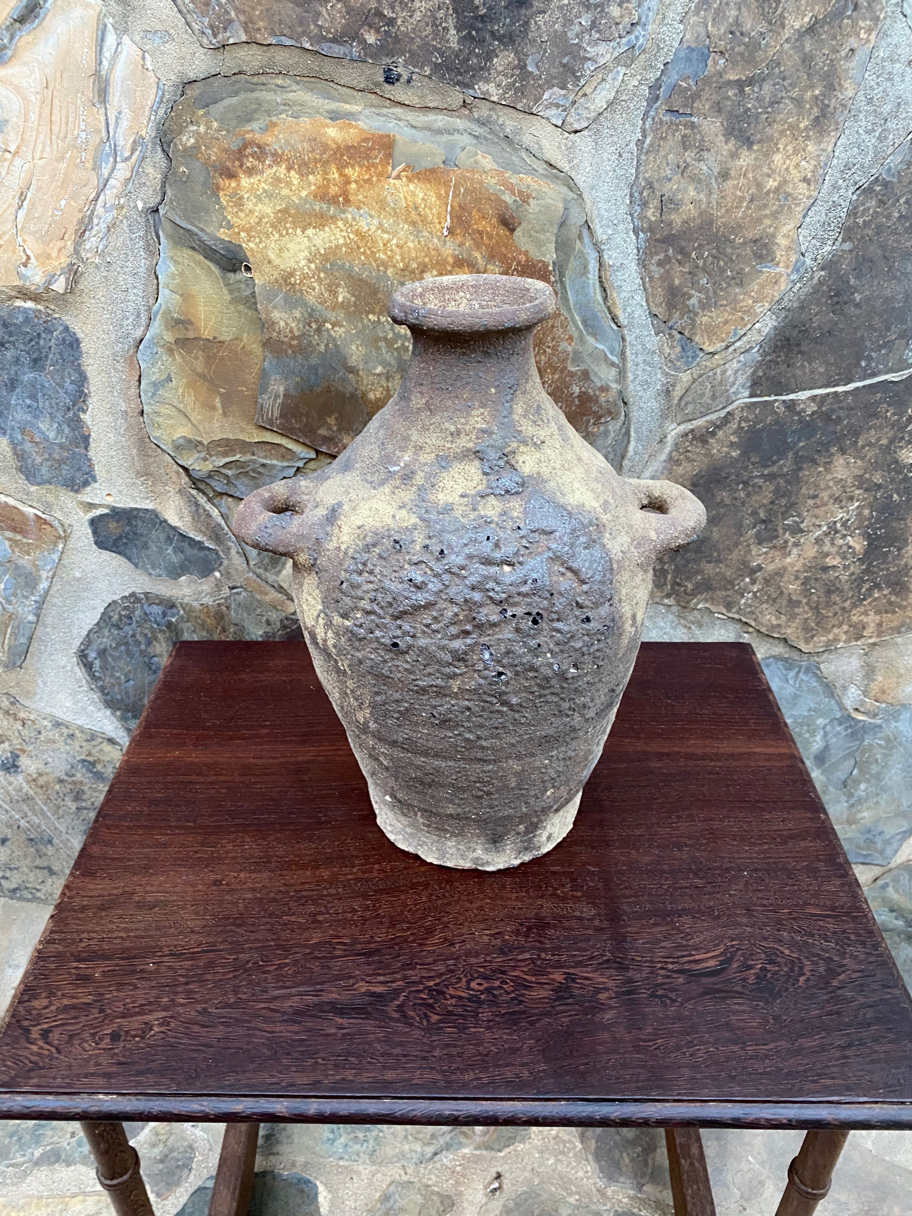 Bilha Terracota Ming China séc XVI 32 cm