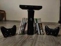 XBox 360 + 2 pady + kinect + gry