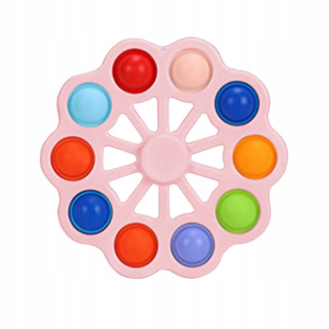 Nowy nowość Push Bubble Fingertip Spinner Gyro Sim