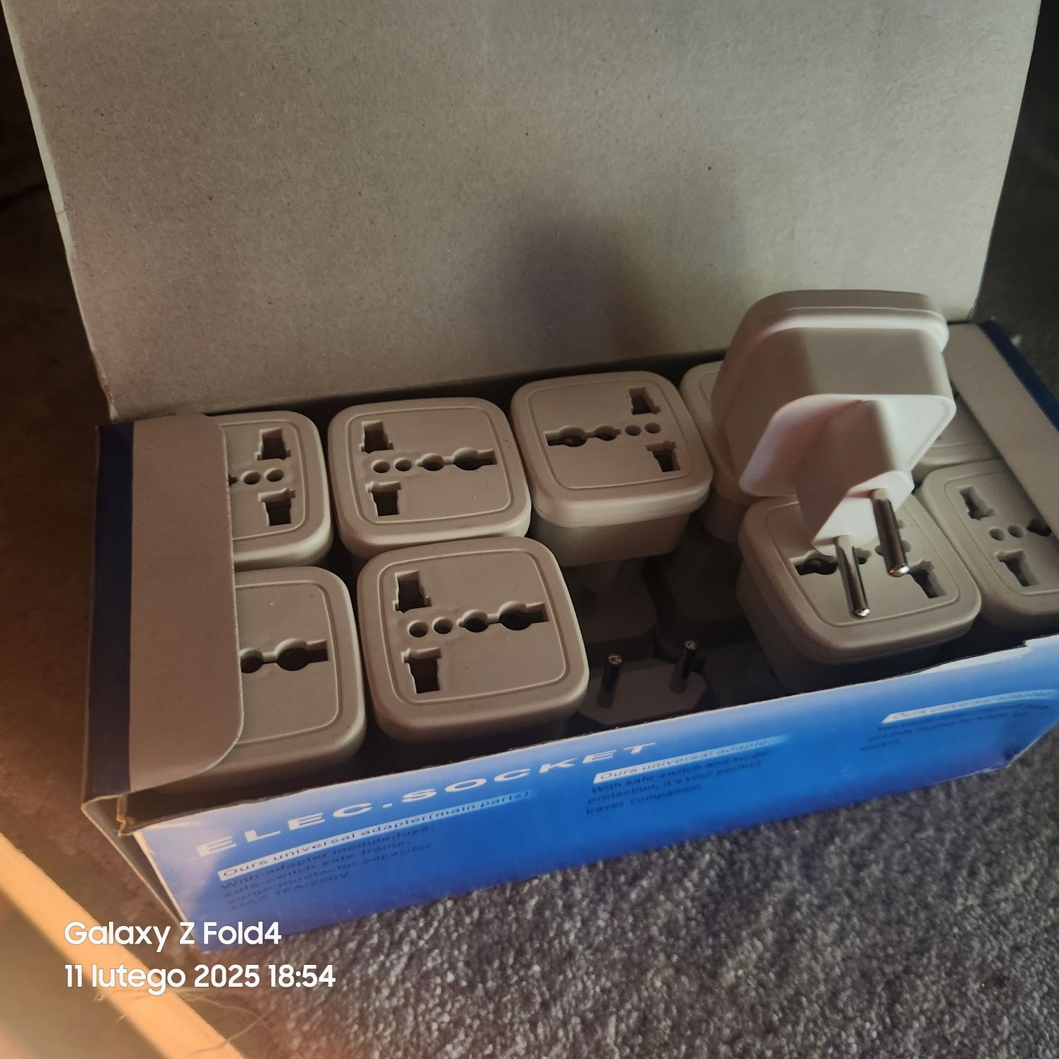 Przejściówka adapter UK/PL  20szt.