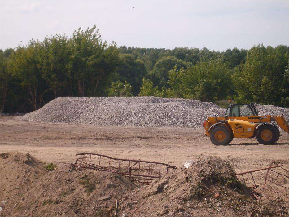 Kruszenie recykling gruzu kamienia  15zł/tona