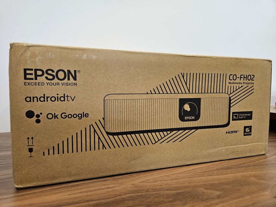 Projetor Epson CO-FH02 Smart Full HD Android TV - Novo c/garantia