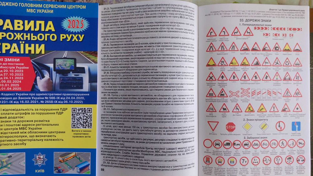 Правила дорожнього руху ПДР 2025 Київ Укрспецвидав