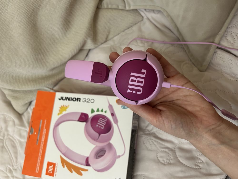 Розкішні повністю нові навушники jbl провідні дитячі