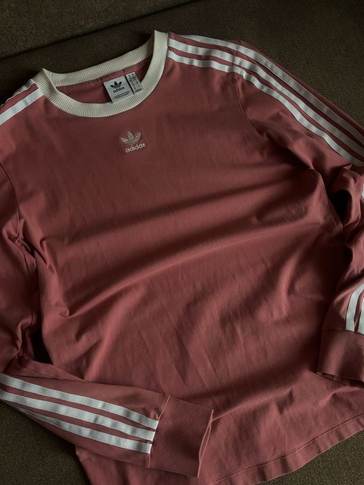 лонгслів adidas рожевий