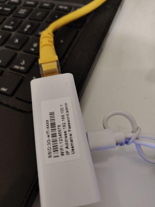 Router SSID 4G do Internetu