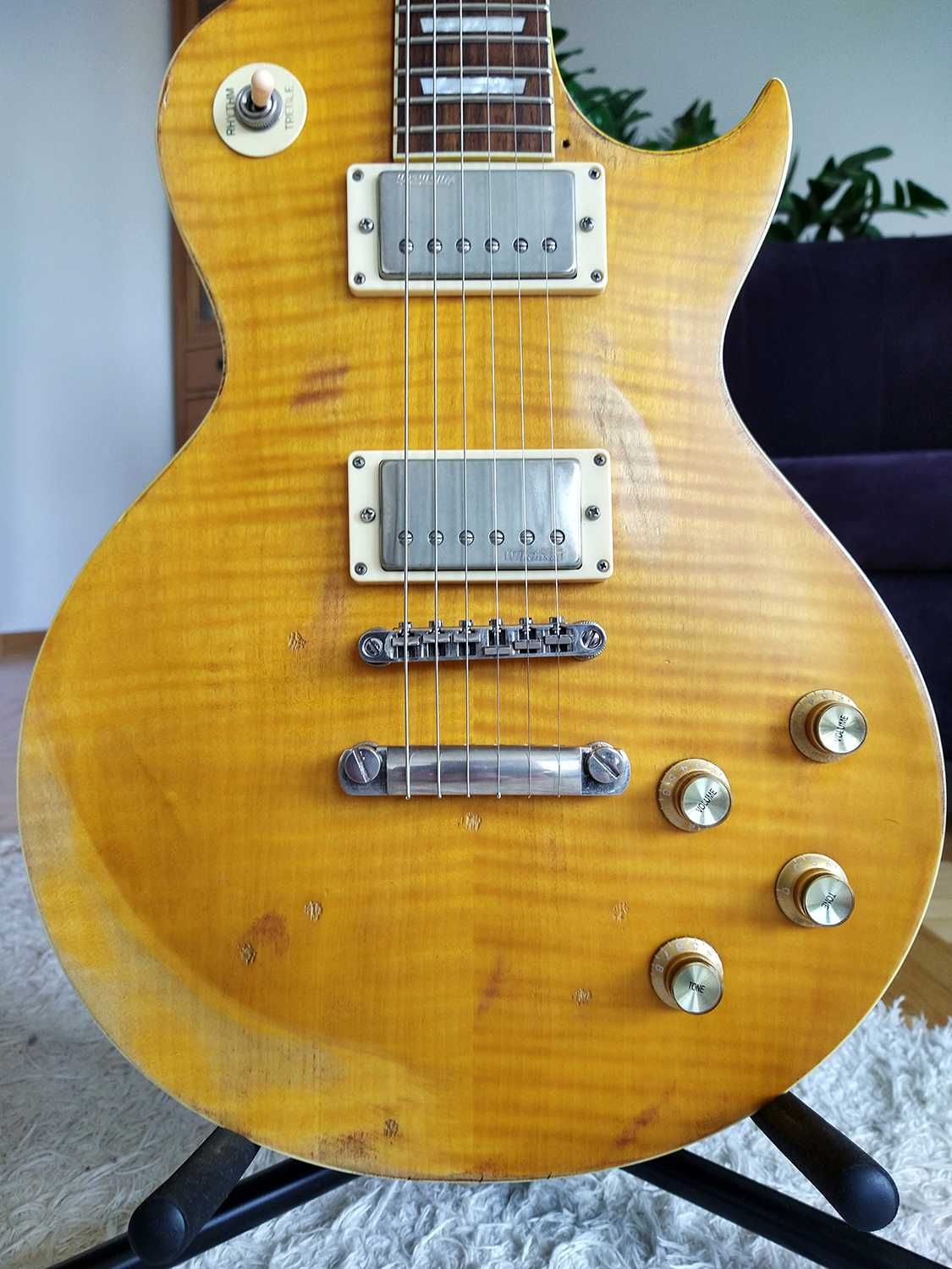 Gitara elektryczna Les Paul VINTAGE V100MRPGM Lemon Drop - ICON SERIES