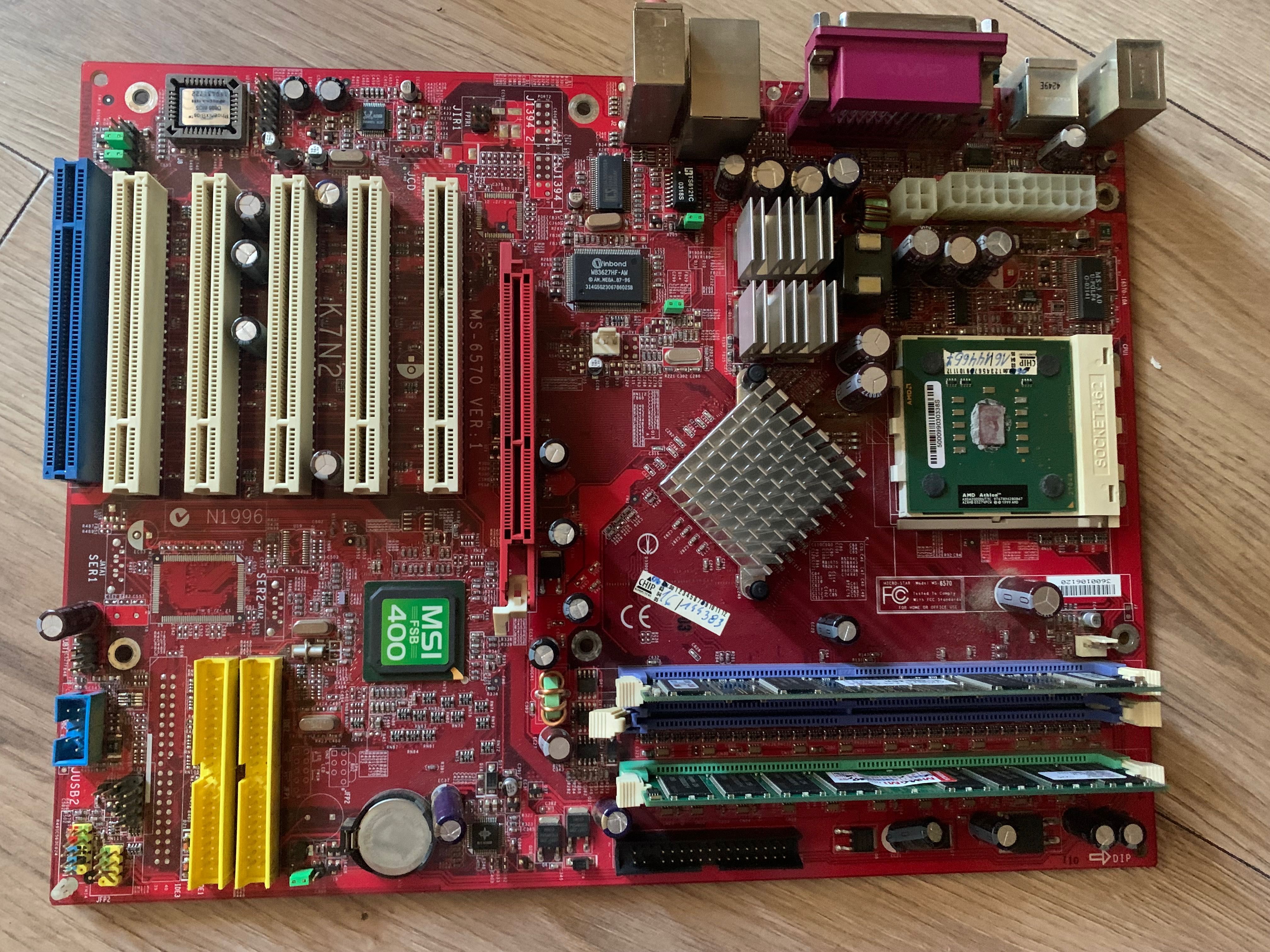 Płyta główna MSI K7N2 Delta-L + procesor