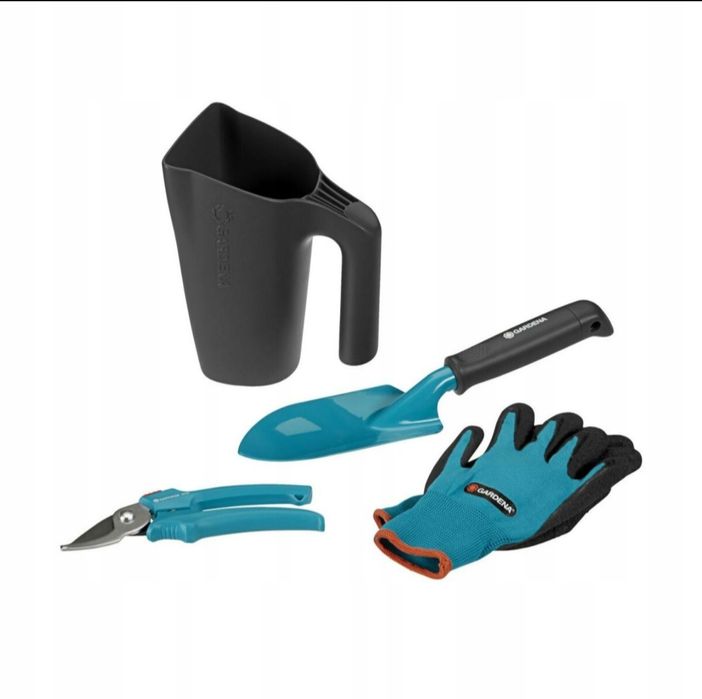 Zestaw narzędzi ogrodowych Gardena sekator łopatka rękawice 8966-30