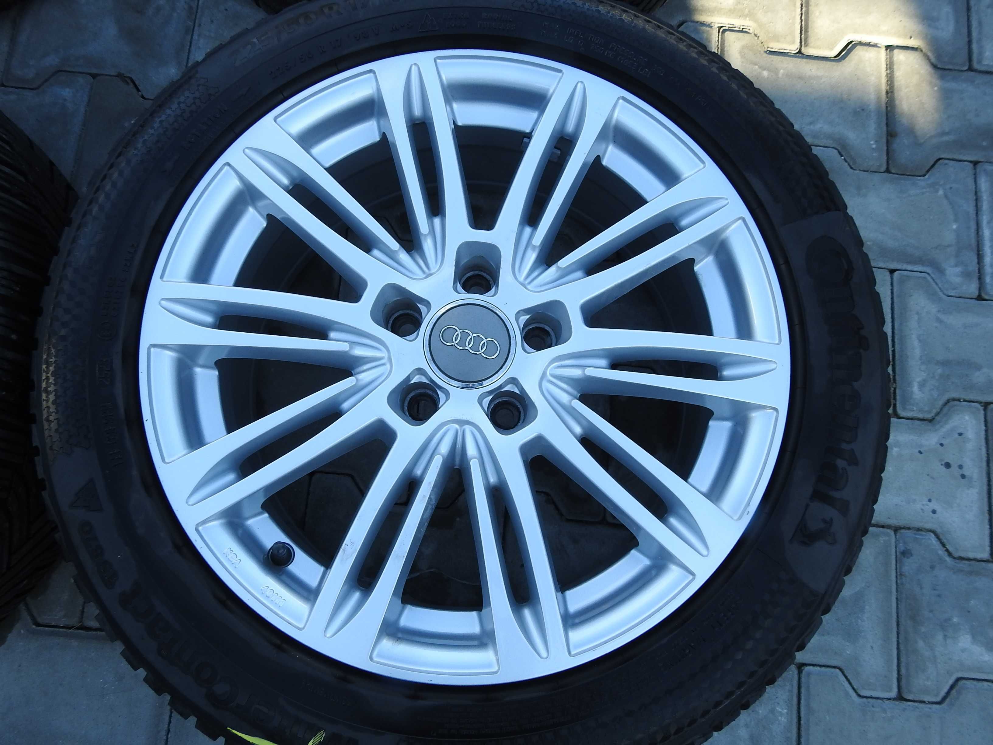 4x Alufelgi 17'' 5x112 7,5J ET35 MAM piasta 66,6 Audi