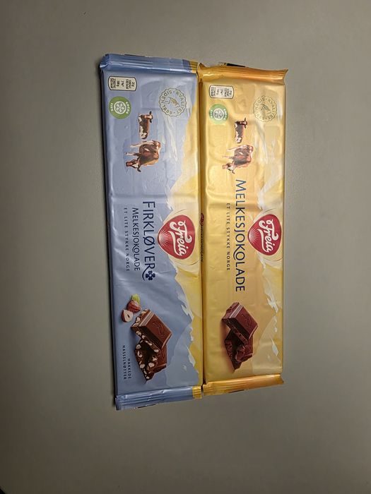 Шоколад молочний Freia з Норвегії